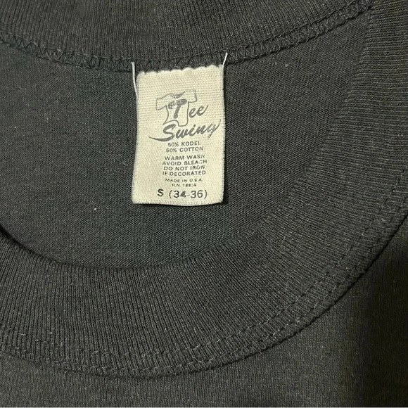 Vintage 3D Emblem Grim Reaper Biker T Shirt - Picture 9 of 10